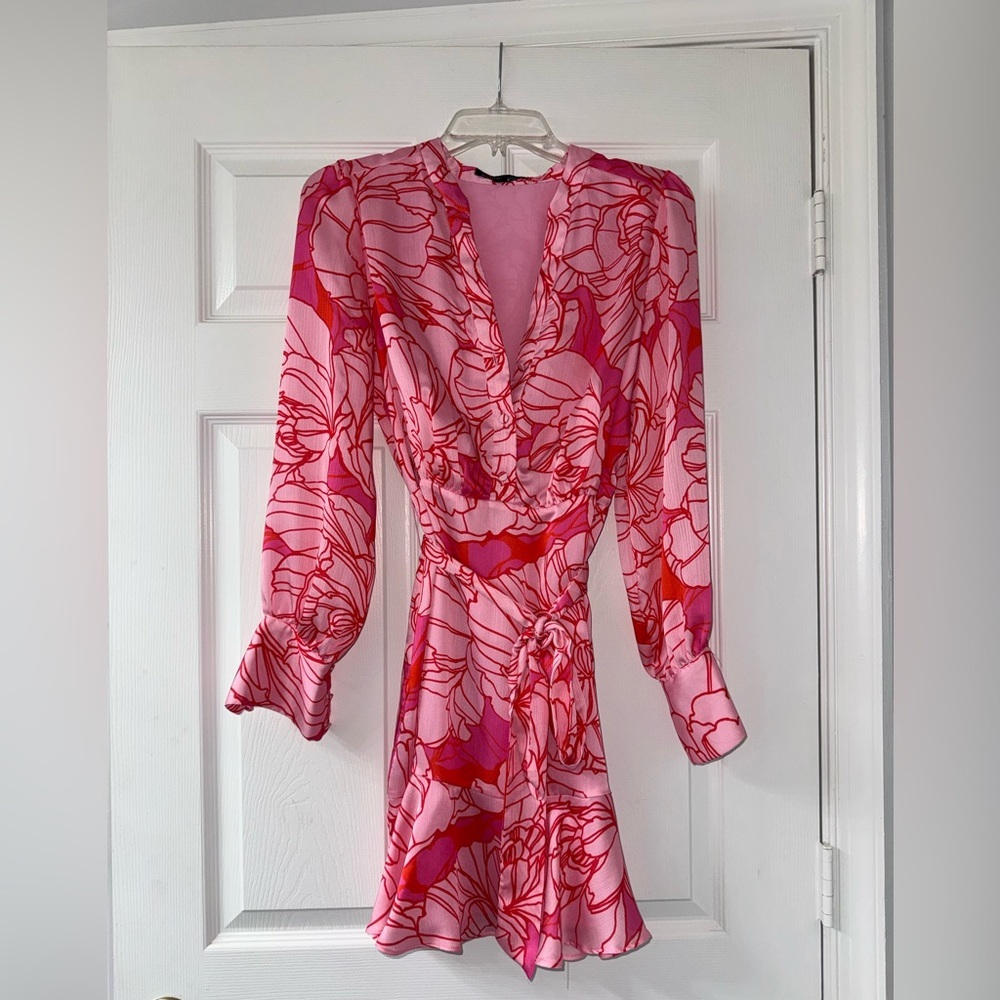 Pink and Red Boston Proper Dress! - Picture 3 of 6